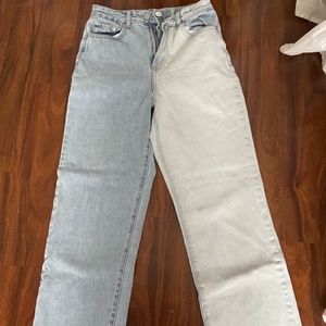 Glassons Two-Toned Straight Leg Jeans